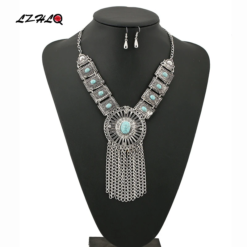 LZHLQ Women Necklace Vintage Statement Necklaces Pendants Bohemia Jewelry Ethnic Tassel Necklace Women
LZHLQ Women Necklace Vintage Statement Necklaces Pendants Bohemia Jewelry Ethnic Tassel Necklace Women