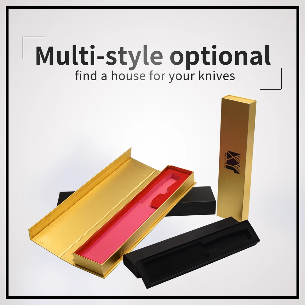 XYj Damascus Steel Kitchen Knife Black Golden Color Gift Box Multifunctional Stainless Steel Knife Box Kitchen Cooking Tools
XYj Damascus Steel Kitchen Knife Black Golden Color Gift Box Multifunctional Stainless Steel Knife Box Kitchen Cooking Tools