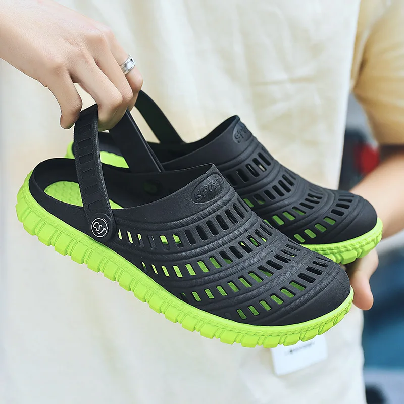 2019 Hot Sale Men Garden Slippers Black Gray Mens Summer Beach Sandals Breathable Men Hole Sandals Outdoor Male Beach Shoes
2019 Hot Sale Men Garden Slippers Black Gray Mens Summer Beach Sandals Breathable Men Hole Sandals Outdoor Male Beach Shoes