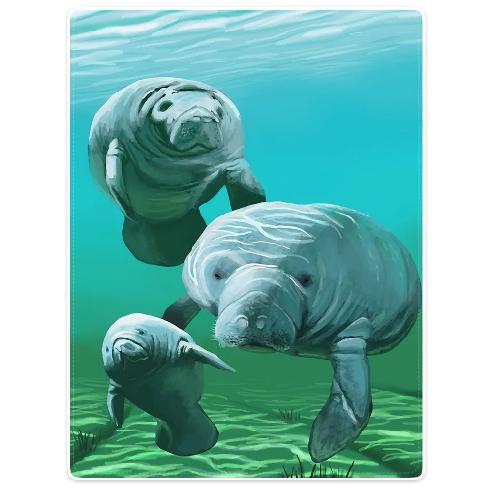 HommomH 60"X80" Blanket Throw Comfort Warm Soft Plush Throw For Sofa Popular Fashion Manatees Baby
HommomH 60"X80" Blanket Throw Comfort Warm Soft Plush Throw For Sofa Popular Fashion Manatees Baby