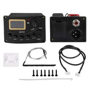 Acoustic Guitar Pickup Tuner 5-Band Eq Equalizer Acoustic Guitar Preamp Piezo Pre-Amp Amplifier System With Volume Knob Lcd Di
Acoustic Guitar Pickup Tuner 5-Band Eq Equalizer Acoustic Guitar Preamp Piezo Pre-Amp Amplifier System With Volume Knob Lcd Di
