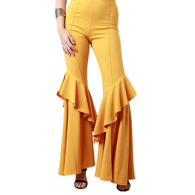 2019 Spring Autumn Bell Bottom Pants Streetwear Flare Pants Women Long Trousers Ladies Elastic High Waist Slim Plus Size Pants
2019 Spring Autumn Bell Bottom Pants Streetwear Flare Pants Women Long Trousers Ladies Elastic High Waist Slim Plus Size Pants