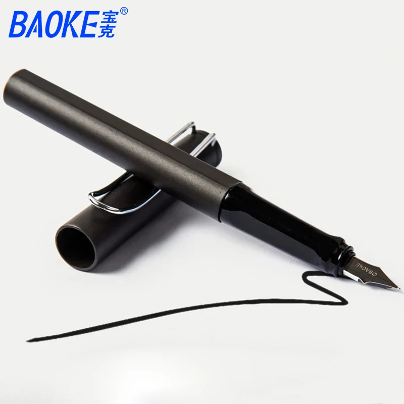 BAOKE Metal High Quality Fountain Pen Ink Luxury Nib School Office Stationery Writing Pens Gifts Writing School Supplies Student
BAOKE Metal High Quality Fountain Pen Ink Luxury Nib School Office Stationery Writing Pens Gifts Writing School Supplies Student
