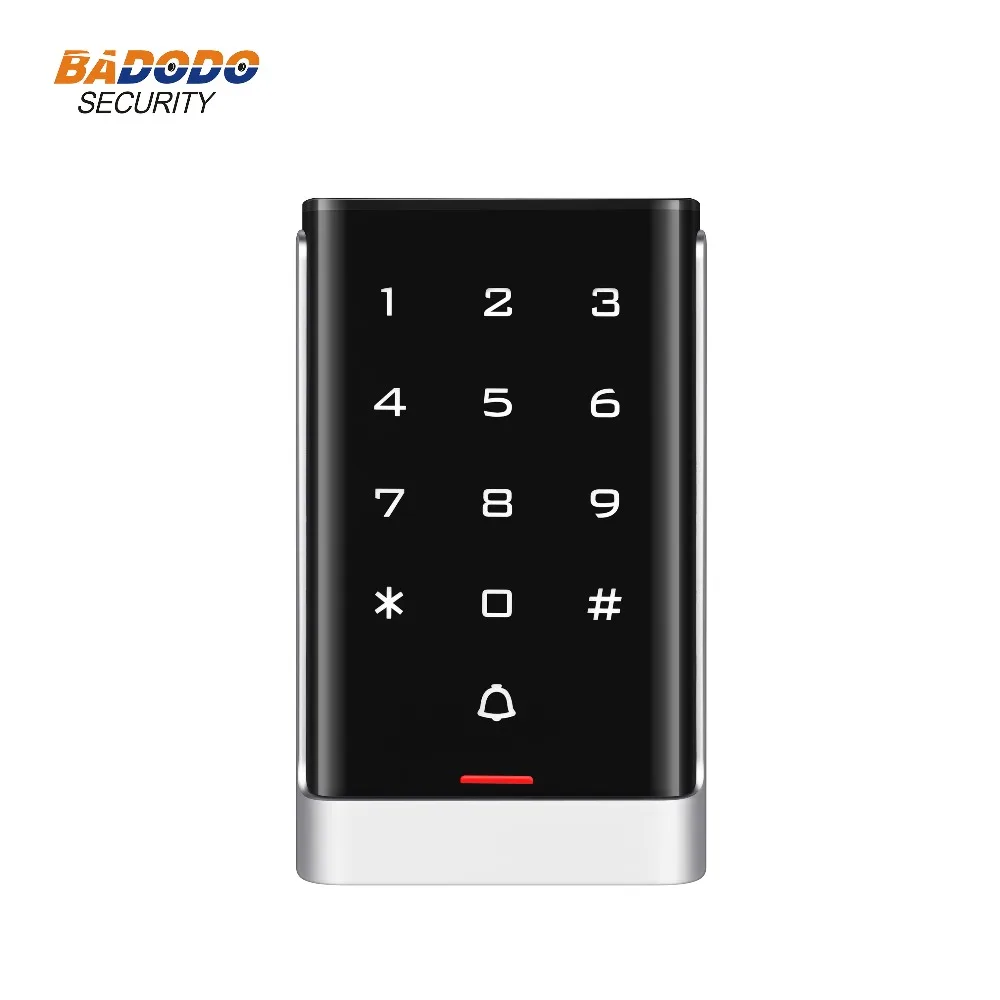IP68 waterproof metal case touch keypad standalone access controller T1102 support 125KHz RFID EM ID card 2000 users
IP68 waterproof metal case touch keypad standalone access controller T1102 support 125KHz RFID EM ID card 2000 users