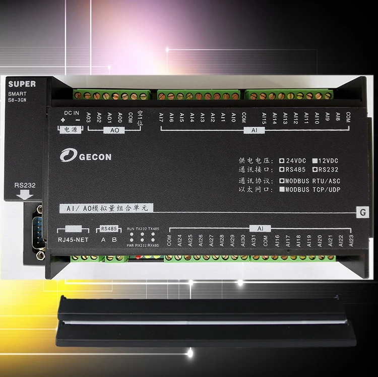 Ethernet 16AI 4AO I/O Module 12-bit , Modbus TCP IP and RS485 Modbus RTU RS232 0-10V 4-20mA
Ethernet 16AI 4AO I/O Module 12-bit , Modbus TCP IP and RS485 Modbus RTU RS232 0-10V 4-20mA