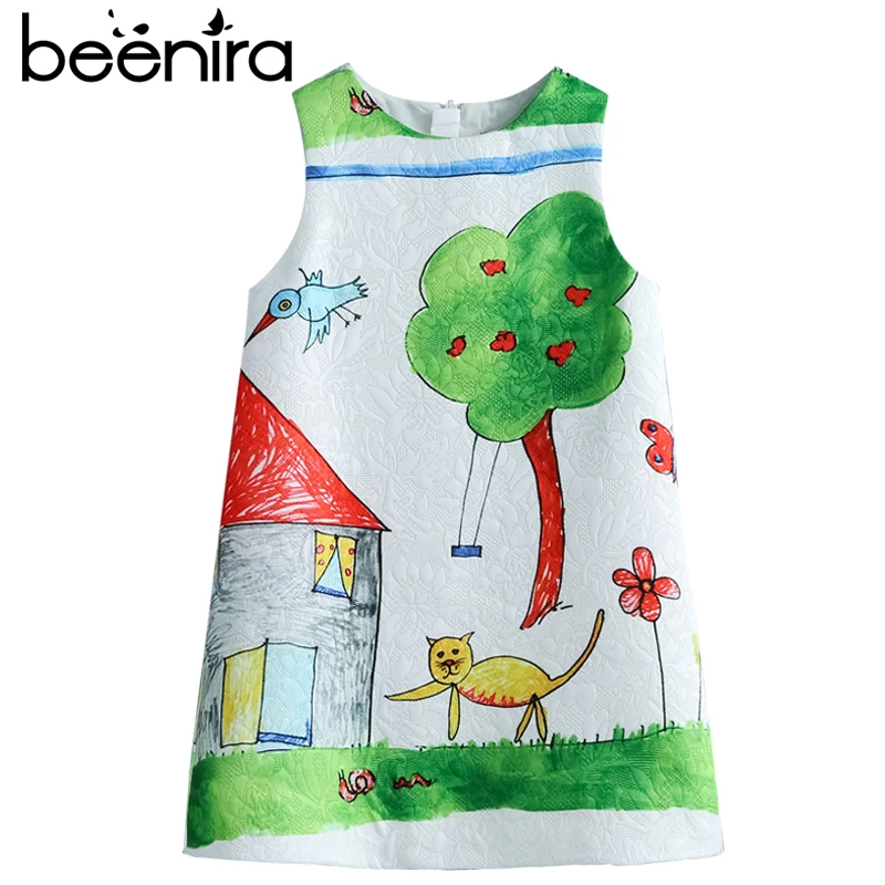 Beenira Girls Clothing Dress 2019 New Fashion Style Kids Sleeveless Creative Graffiti Pattern Dress for Children 3-14Y Dresses
Beenira Girls Clothing Dress 2019 New Fashion Style Kids Sleeveless Creative Graffiti Pattern Dress for Children 3-14Y Dresses