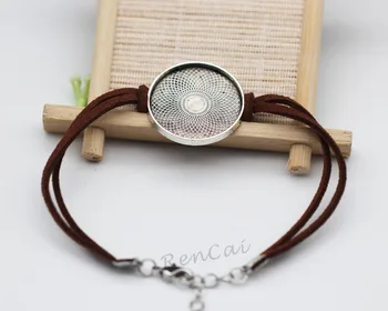 10pcs Semi Finished Brown Suede Cord Bracelet with Round Blank Connector Setting Fit 25mm Glass Cabochons Handmade DIY Bracelet
10pcs Semi Finished Brown Suede Cord Bracelet with Round Blank Connector Setting Fit 25mm Glass Cabochons Handmade DIY Bracelet
