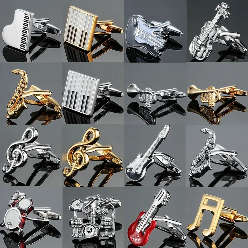 2019 Unique Classic Jewelry Brass Music Equipment Series Musical Notes Cuff Links Men's French Shirt Studs Cufflinks Mens Gifts
2019 Unique Classic Jewelry Brass Music Equipment Series Musical Notes Cuff Links Men's French Shirt Studs Cufflinks Mens Gifts