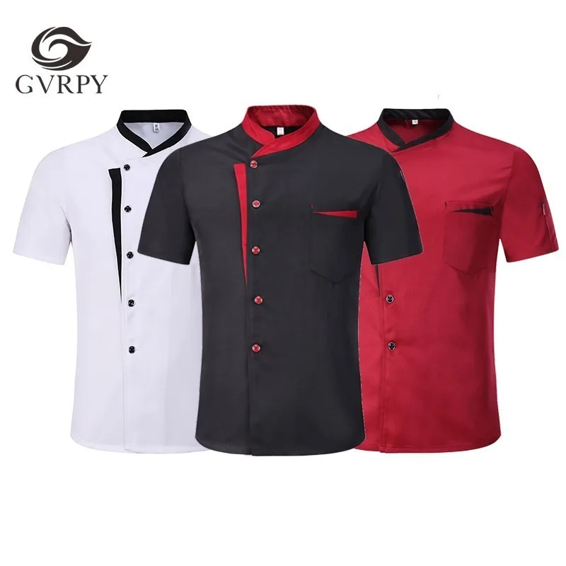 High Quality Unisex Short-sleeved Chef Uniform Apron Hat Summer Restaurant Hotel Hairdressers Salon Work Jacket Free Scarf Gift
High Quality Unisex Short-sleeved Chef Uniform Apron Hat Summer Restaurant Hotel Hairdressers Salon Work Jacket Free Scarf Gift