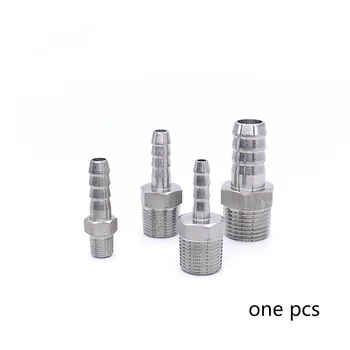 1/4" Stainless Steel 304 Male Thread Pipe Fitting x Barb Hose Tail Reducer Pagoda Joint Coupling Connector
1/4" Stainless Steel 304 Male Thread Pipe Fitting x Barb Hose Tail Reducer Pagoda Joint Coupling Connector