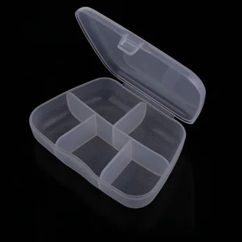 

Portable Pill Cases For Travel 5 Cells Empty Medicine Box Safe Medical PP Storage Case Portable Capsule Drugs Jewelry Organizer