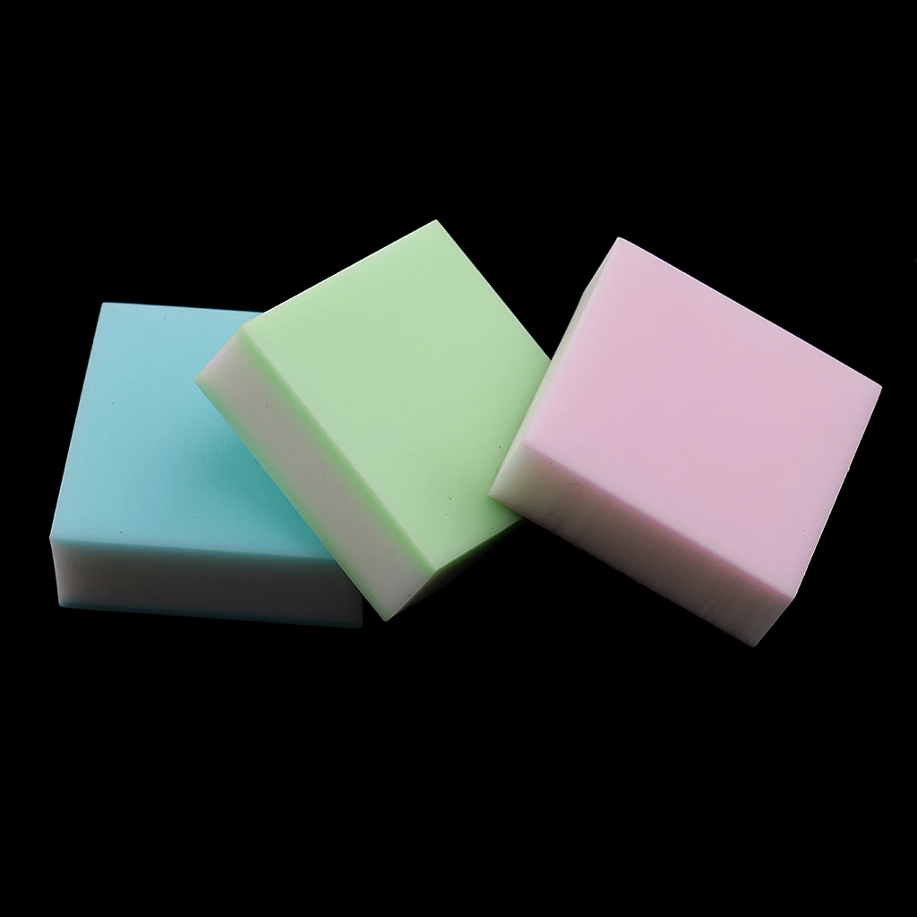 3 pcs Crystal Jelly Rubber Blocks Rubber Stamp DIY Sculpture Tool for Scrapbooking Postcards Invitation Cards DIY Project 3cm 3 pcs Crystal Jelly Rubber Blocks Rubber Stamp DIY Sculpture Tool for Scrapbooking Postcards Invitation Cards DIY Project 3cm