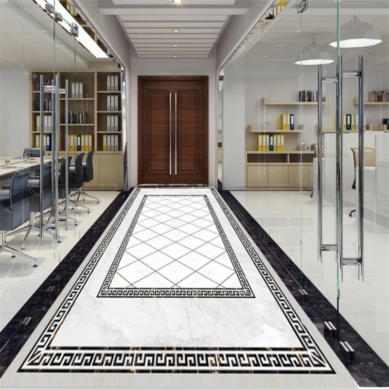 beibehang papel de parede Jazz white marble corridor aisle water knife parquet photo wallpaper papier peint behang wall paper 
beibehang papel de parede Jazz white marble corridor aisle water knife parquet photo wallpaper papier peint behang wall paper