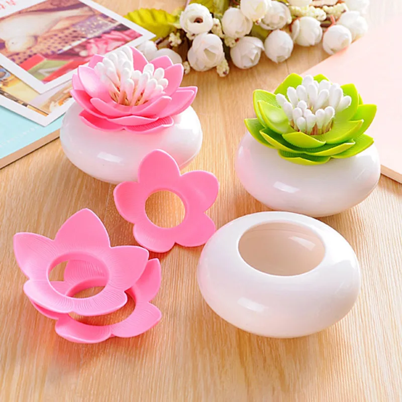 High Quality Home Lotus Shape Cotton Swab/Toothpick Box Dual-Use Dust-Proof Toothpick Storage Box Household Tools Accessories
High Quality Home Lotus Shape Cotton Swab/Toothpick Box Dual-Use Dust-Proof Toothpick Storage Box Household Tools Accessories