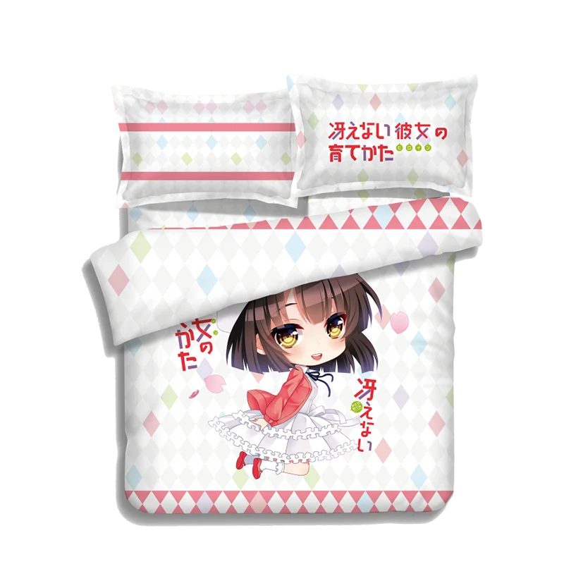 Japanese Anime Saenai Heroine no Sodatekata Bed sheets Bedding Sheet Bedding Sets Comforter Sets Quilt Cover Pillow Case 4PCS
Japanese Anime Saenai Heroine no Sodatekata Bed sheets Bedding Sheet Bedding Sets Comforter Sets Quilt Cover Pillow Case 4PCS