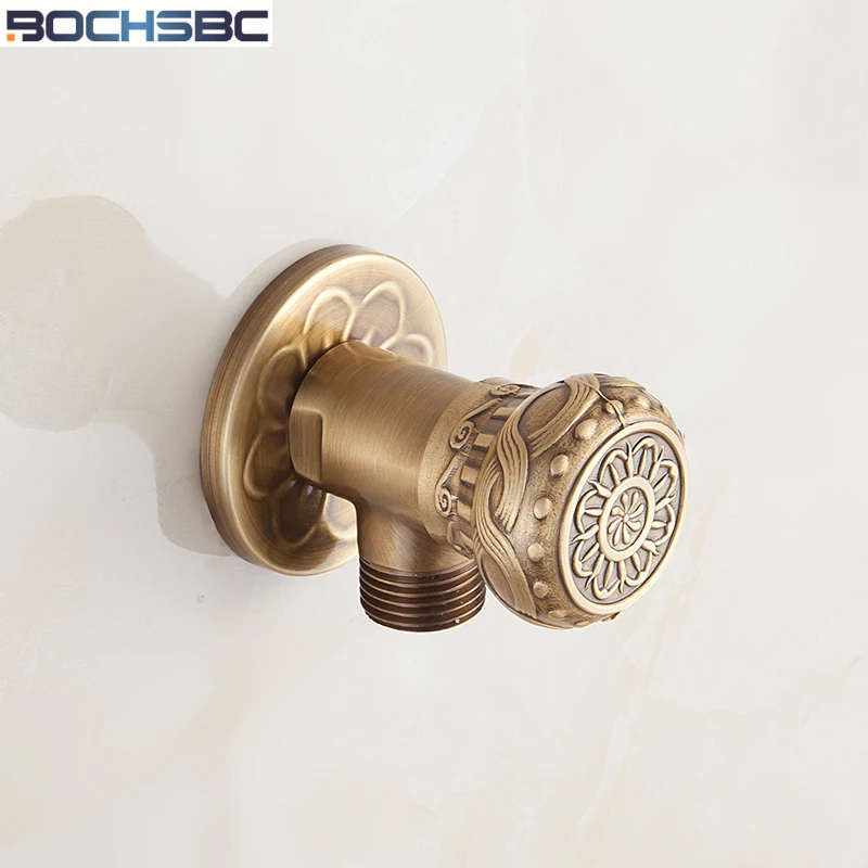 European Full Copper Antique Angle Water Stop Valve Bathroom Carved Brass Triangle Vintage Shower Valve
European Full Copper Antique Angle Water Stop Valve Bathroom Carved Brass Triangle Vintage Shower Valve