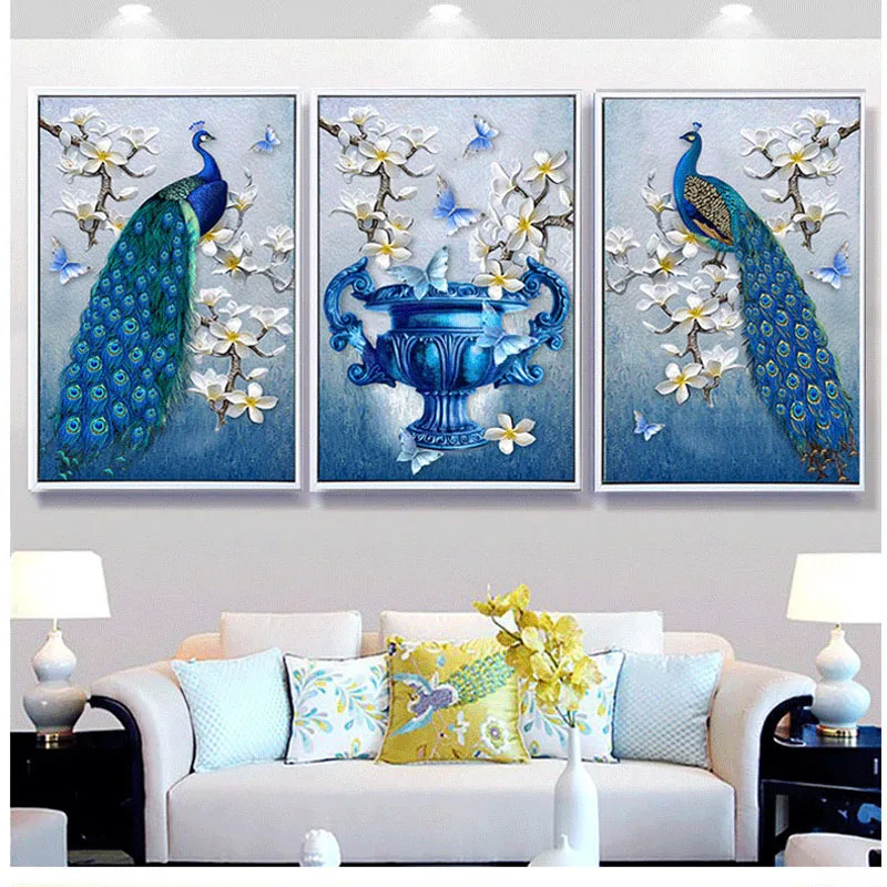 QIANZEHUI,DIY 5D Diamond Embroidery,Round Diamond European Peacock Vase rhinestone Diamond painting cross stitch,needlework
QIANZEHUI,DIY 5D Diamond Embroidery,Round Diamond European Peacock Vase rhinestone Diamond painting cross stitch,needlework
