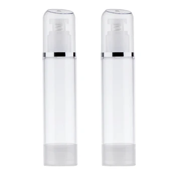2Pcs 100ml Empty Lotion Cosmetic Cream Bottles Airless Pump Dispenser Portable Empty Pump Bottles for travel
2Pcs 100ml Empty Lotion Cosmetic Cream Bottles Airless Pump Dispenser Portable Empty Pump Bottles for travel