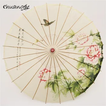 CHUANGGE Handmade Decor or Oiled Paper Umbrella Bamboo Wooden Rain Umbrella Women Classical Japanese Chinese Style Guarda Chuva
CHUANGGE Handmade Decor or Oiled Paper Umbrella Bamboo Wooden Rain Umbrella Women Classical Japanese Chinese Style Guarda Chuva