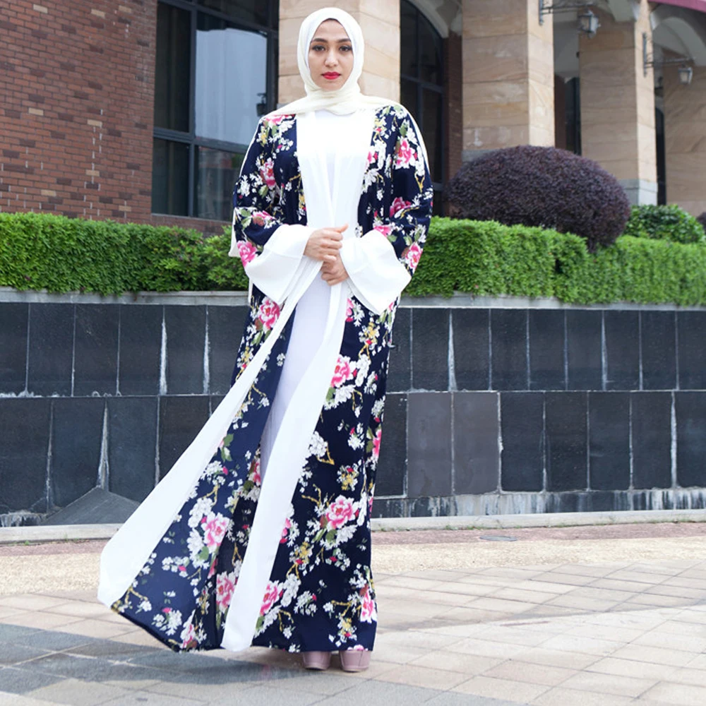 Summer Middle East Muslim Women Fashion O-Neck Long Sleeve Loose Print Long Dress Eid Cardigan Robe Abaya Gown Burqa No Hijab
Summer Middle East Muslim Women Fashion O-Neck Long Sleeve Loose Print Long Dress Eid Cardigan Robe Abaya Gown Burqa No Hijab