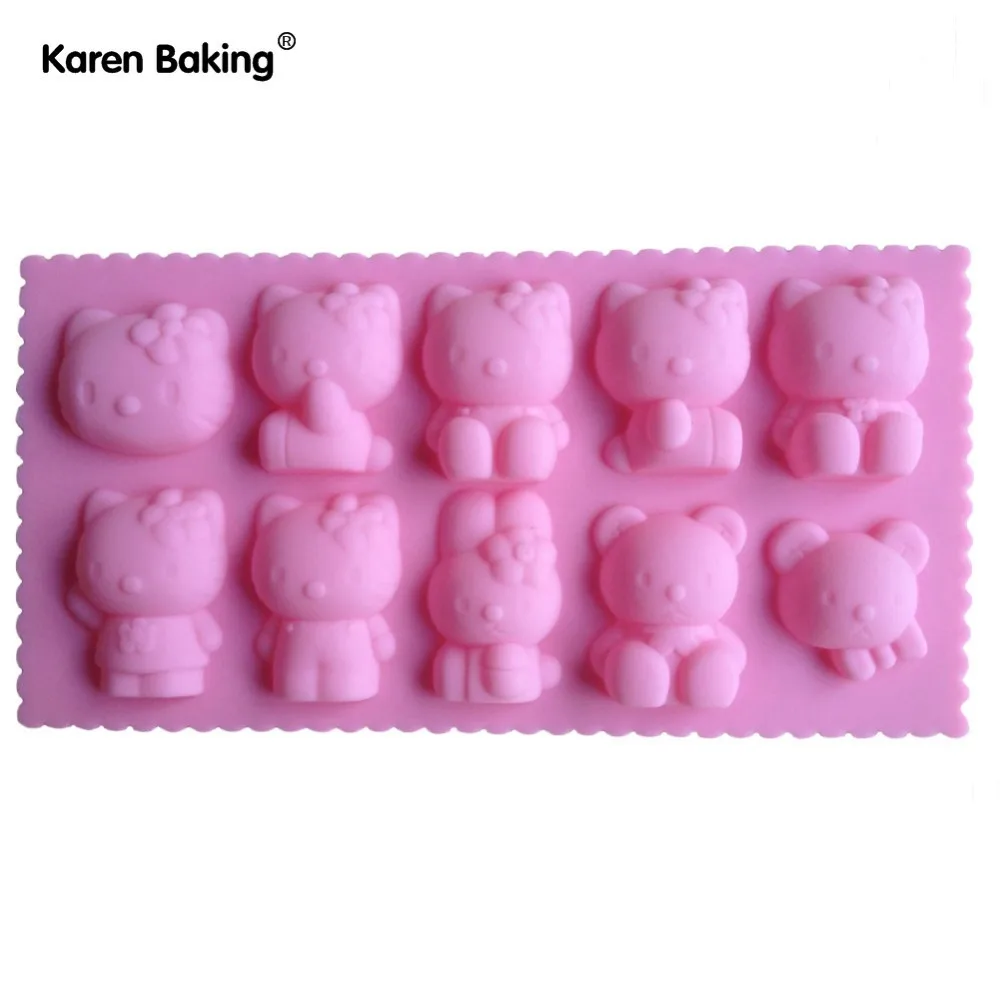 1PCS Hello Kitty Shape Muffin Sweet Candy Jelly Fondant Cake Chocolate Mold Silicone Tool B146
1PCS Hello Kitty Shape Muffin Sweet Candy Jelly Fondant Cake Chocolate Mold Silicone Tool B146