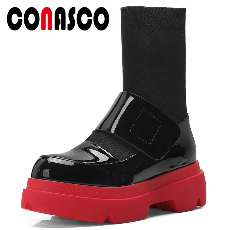 CONASCO Punk Platforms Ankle Boots Women Autumn Winter Buckles Short Martin Shoes Woman Round Toe Party Wedding Shoes Woman
CONASCO Punk Platforms Ankle Boots Women Autumn Winter Buckles Short Martin Shoes Woman Round Toe Party Wedding Shoes Woman