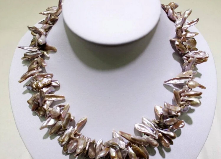 ddh003332 Natural color purple keshi reborn pearl double necklace 18"7x21mm"handmade"Alloy 28% Discount
ddh003332 Natural color purple keshi reborn pearl double necklace 18"7x21mm"handmade"Alloy 28% Discount