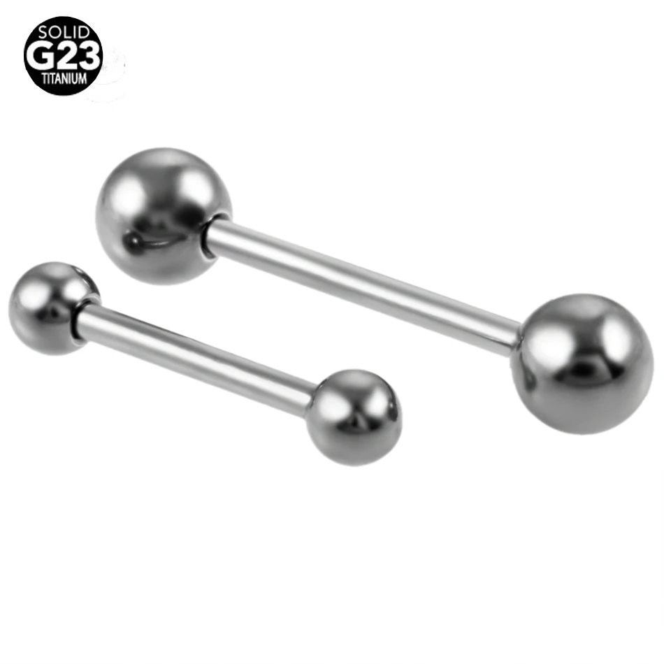 10pcs/lot G23 Titanium Tongue Ring Barbells 14G 16G Piercing Tongue Nipple Shield Rings Cartilage Earrings Body Jewelry Piercing
10pcs/lot G23 Titanium Tongue Ring Barbells 14G 16G Piercing Tongue Nipple Shield Rings Cartilage Earrings Body Jewelry Piercing