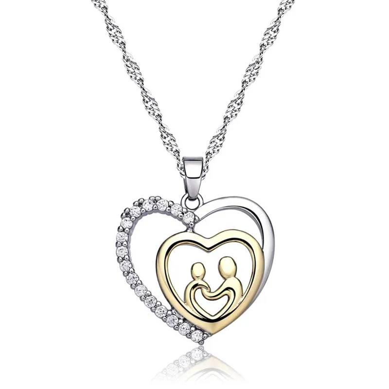 Golden/White Living in heart Crystal Pendant Necklace Gift with Rhodium Plated jewelry B37
Golden/White Living in heart Crystal Pendant Necklace Gift with Rhodium Plated jewelry B37