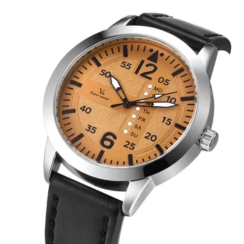 V6 Quartz Watch Men Top Brand Luxury Famous 2018 Military Wristwatch Male Gift Clock Business Leather Wrist Relogio Masculino
V6 Quartz Watch Men Top Brand Luxury Famous 2018 Military Wristwatch Male Gift Clock Business Leather Wrist Relogio Masculino