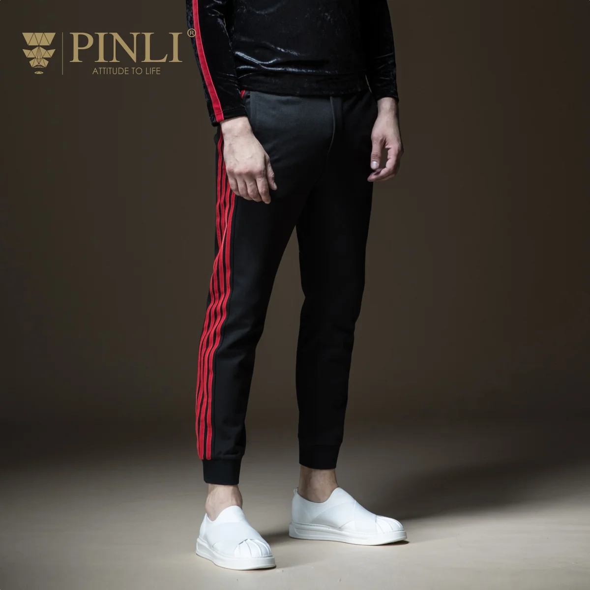 Jogger Sweatpants Men Pinli Product Made Fall New Men's Cultivate Morality Into Color Stripe Feet Leisure Trousers B183217312
Jogger Sweatpants Men Pinli Product Made Fall New Men's Cultivate Morality Into Color Stripe Feet Leisure Trousers B183217312