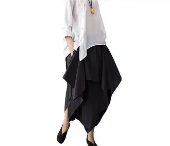 Maternity Wide Leg Loose Linen Cotton Asymmetric Pants Original Designer Plus Size Capris Elastc Waist Pant
Maternity Wide Leg Loose Linen Cotton Asymmetric Pants Original Designer Plus Size Capris Elastc Waist Pant