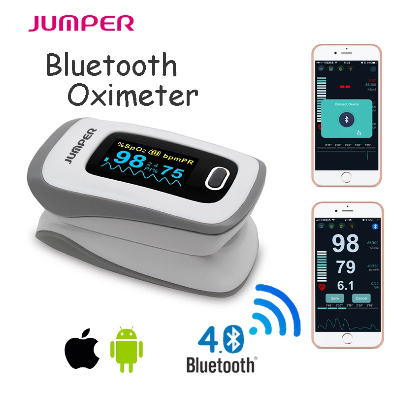 Pulsioximetro Oximetro Finger Pulse Oximeter De Pulso De Dedo SpO2 Saturation Meter connect IOS Android Phone APP by Bluetooth
Pulsioximetro Oximetro Finger Pulse Oximeter De Pulso De Dedo SpO2 Saturation Meter connect IOS Android Phone APP by Bluetooth