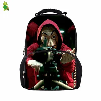 La Casa De Papel School Bookbags Backpack for Teenage Boys Girls Large Capacity Travel Shoulder Bags Women Men Laptop Backpack
La Casa De Papel School Bookbags Backpack for Teenage Boys Girls Large Capacity Travel Shoulder Bags Women Men Laptop Backpack