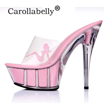 Big Size 2019 New Transparent Women Pumps Sexy Crystal High Heels Platform Sandals Crystal Bottom Slides Nightclub Party Shoes
Big Size 2019 New Transparent Women Pumps Sexy Crystal High Heels Platform Sandals Crystal Bottom Slides Nightclub Party Shoes