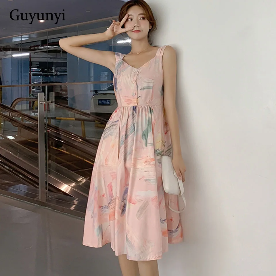 Summer Sweet Dress Irregular Color Pattern 2019 Leisurely Vacation Simple Cute Two Styles Elegant Women's Dresses
Summer Sweet Dress Irregular Color Pattern 2019 Leisurely Vacation Simple Cute Two Styles Elegant Women's Dresses