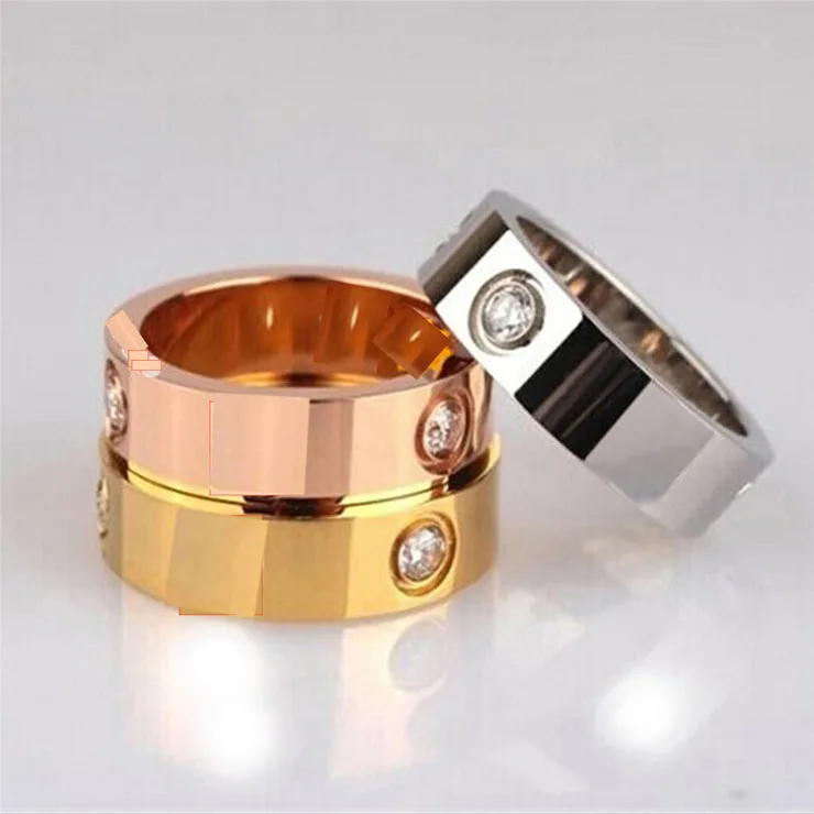 Classic stainless steel love rings 6mm gold rose gold silver filled Wedding Ring for men women engagement male female alliance
Classic stainless steel love rings 6mm gold rose gold silver filled Wedding Ring for men women engagement male female alliance