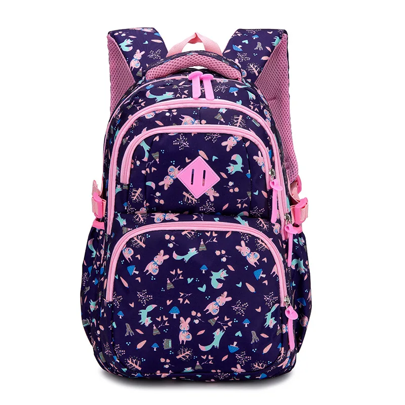 Вместительные школьные сумки на молнии для девочек брендовый детский школьный