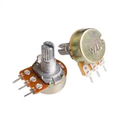 WH148 potentiometer B100K single joint potentiometer 20mm nut send skillet three feet
WH148 potentiometer B100K single joint potentiometer 20mm nut send skillet three feet