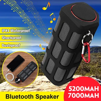 5200mAh/7000mAh Waterproof Outdoor bluetooth Speaker Wireless Portable Shockproof Dustproof Power Bank Sport Speakers Subwoofer
5200mAh/7000mAh Waterproof Outdoor bluetooth Speaker Wireless Portable Shockproof Dustproof Power Bank Sport Speakers Subwoofer