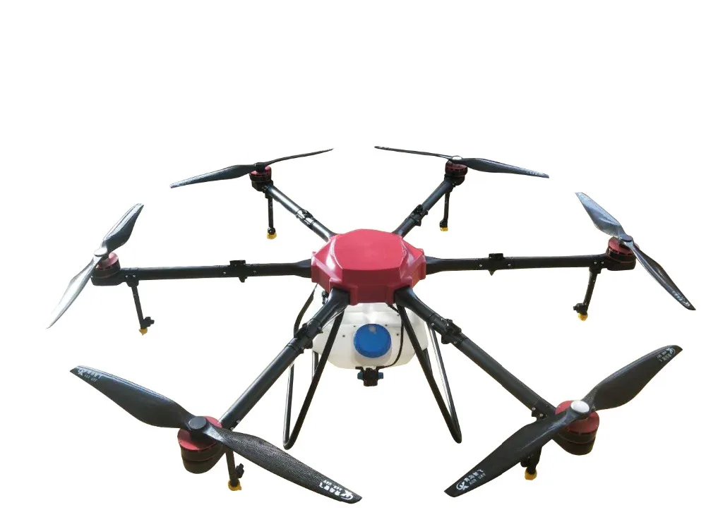 20KG 20L Six axes agricultural spraying drone 1900mm Wheelbase Folding frame hexacopter for hobbywing X9
20KG 20L Six axes agricultural spraying drone 1900mm Wheelbase Folding frame hexacopter for hobbywing X9
