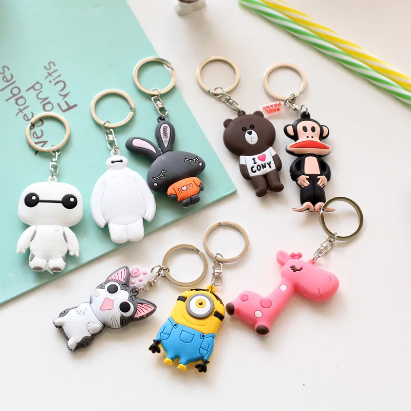 The New Lovely Cartoon Keychain little animals Keychain Key Ring Japanese anime Holder Chaveiro Key Chain Bag Pendant Jewelry
The New Lovely Cartoon Keychain little animals Keychain Key Ring Japanese anime Holder Chaveiro Key Chain Bag Pendant Jewelry
