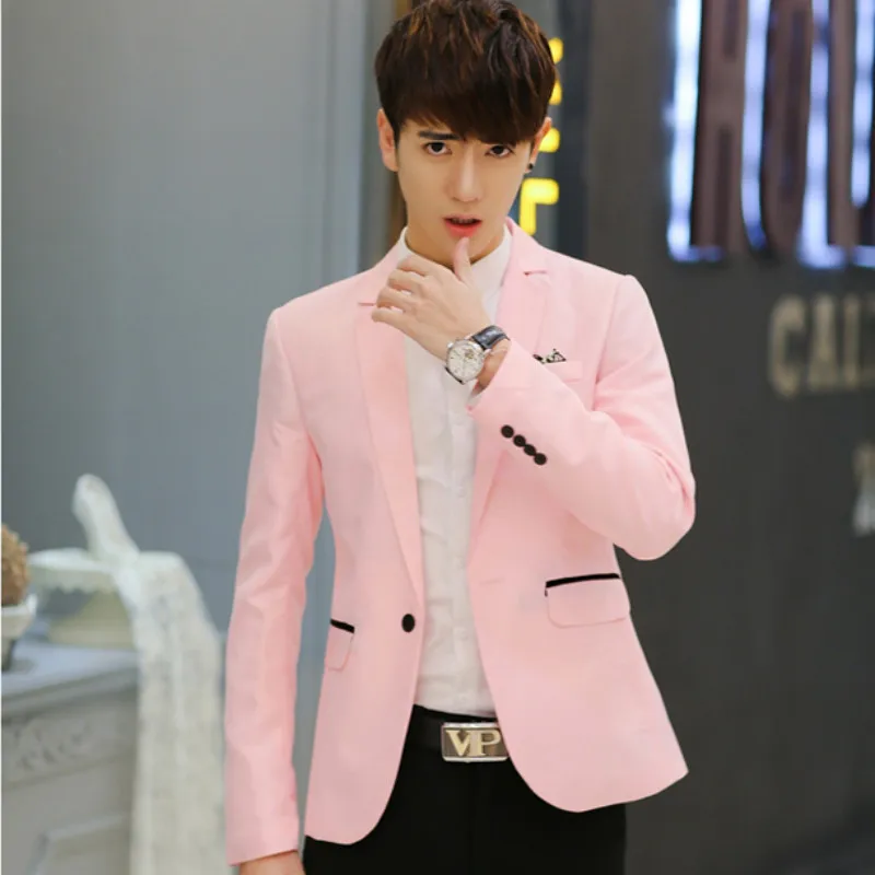 2019 Spring New Men Handsome Young Student Small Suit Slim Fit Blazer Men Fashion Business Casual Terno Masculino Dress Blazer
2019 Spring New Men Handsome Young Student Small Suit Slim Fit Blazer Men Fashion Business Casual Terno Masculino Dress Blazer