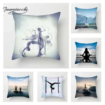Fuwatacchi Yoga Enthusiast Cushion Cover Yoga Sport Throw Pillow Cover Decorative Pillow Cover Sofa Pillow Case Pillowcase 2019
Fuwatacchi Yoga Enthusiast Cushion Cover Yoga Sport Throw Pillow Cover Decorative Pillow Cover Sofa Pillow Case Pillowcase 2019