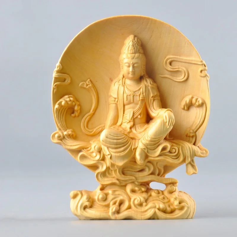 10cm Buddha carving statue Exquisite Goddess handmade solid boxwood craft Guanyin Feng shui wood Buddhism decor
10cm Buddha carving statue Exquisite Goddess handmade solid boxwood craft Guanyin Feng shui wood Buddhism decor
