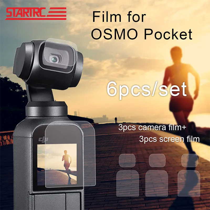 DJI OSMO Pocket Screen Film Camera Lens Protective Film Accessory for 4K Gimbal Phone Protector Films 6pcs/Lot
DJI OSMO Pocket Screen Film Camera Lens Protective Film Accessory for 4K Gimbal Phone Protector Films 6pcs/Lot