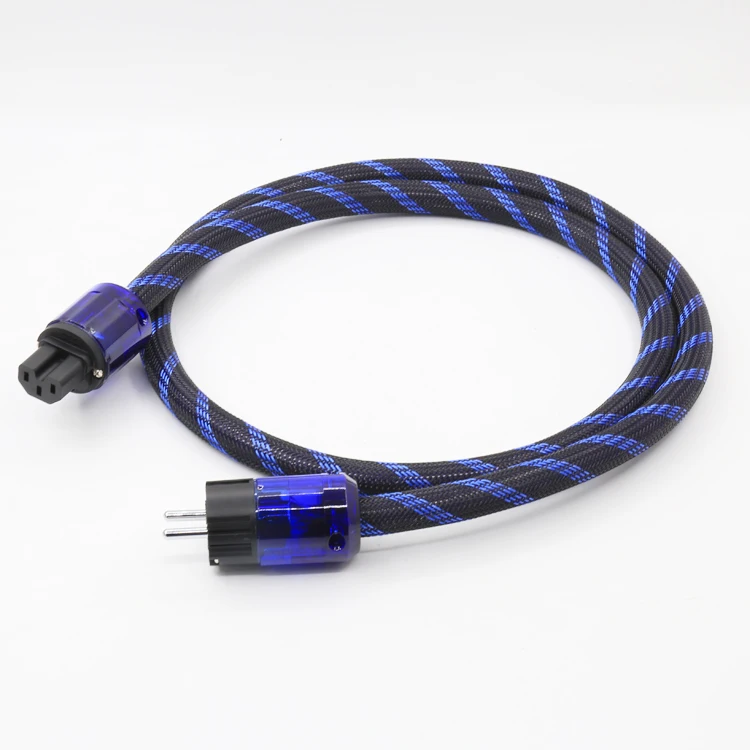 Audiophile OFC Pure Copper Hi-End Hifi Audio Power Cable Power Cord with EU Plug
Audiophile OFC Pure Copper Hi-End Hifi Audio Power Cable Power Cord with EU Plug