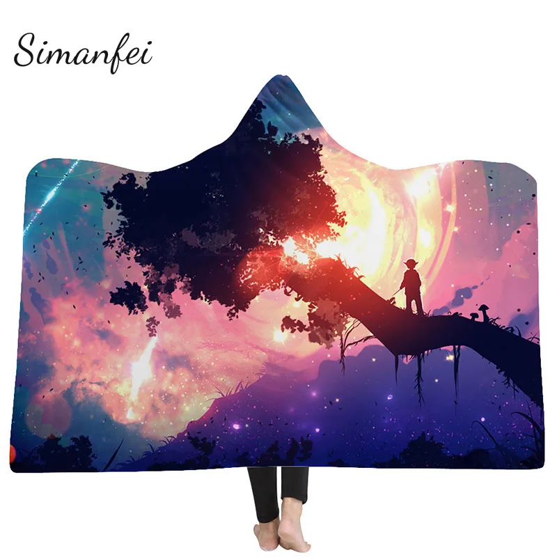 Simanfei Starry Sky and Romantic Couple Hooded Blanket Planet Fleece Microfiber Wearable Blanket Universe Galaxy
Simanfei Starry Sky and Romantic Couple Hooded Blanket Planet Fleece Microfiber Wearable Blanket Universe Galaxy