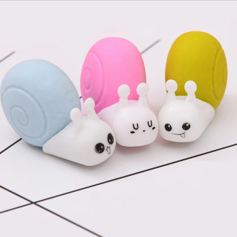 1X Small snail set rubber eraser kawaii school supplies papelaria child Learning stationery Materiale correction supplies
1X Small snail set rubber eraser kawaii school supplies papelaria child Learning stationery Materiale correction supplies