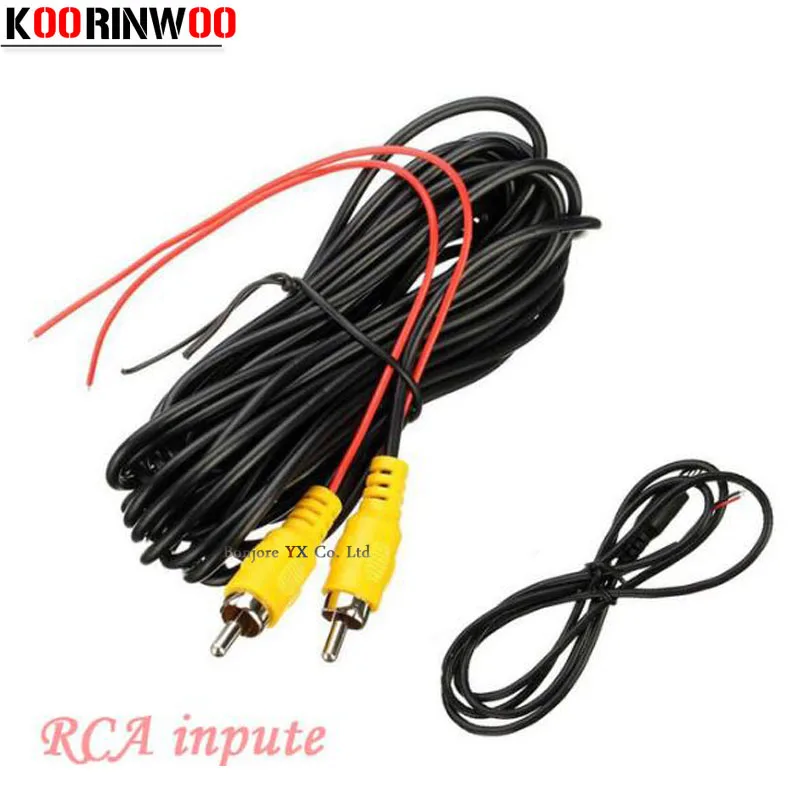 Universal wire harness for car rear view camera parking (5m video extension cable and 1.2m power cable ),Free Shipping
Universal wire harness for car rear view camera parking (5m video extension cable and 1.2m power cable ),Free Shipping